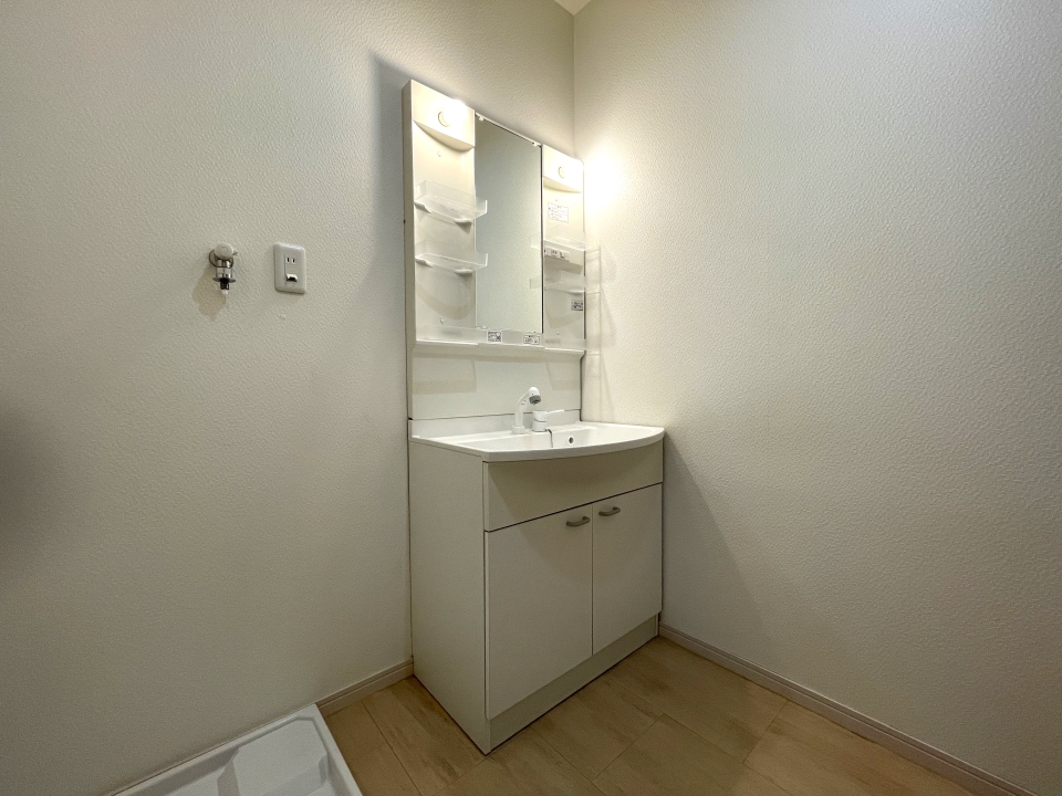 洗面所の様子。