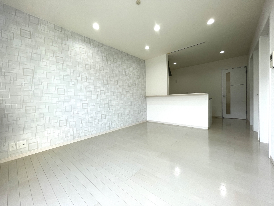 壁の柄もインテリアのひとつに