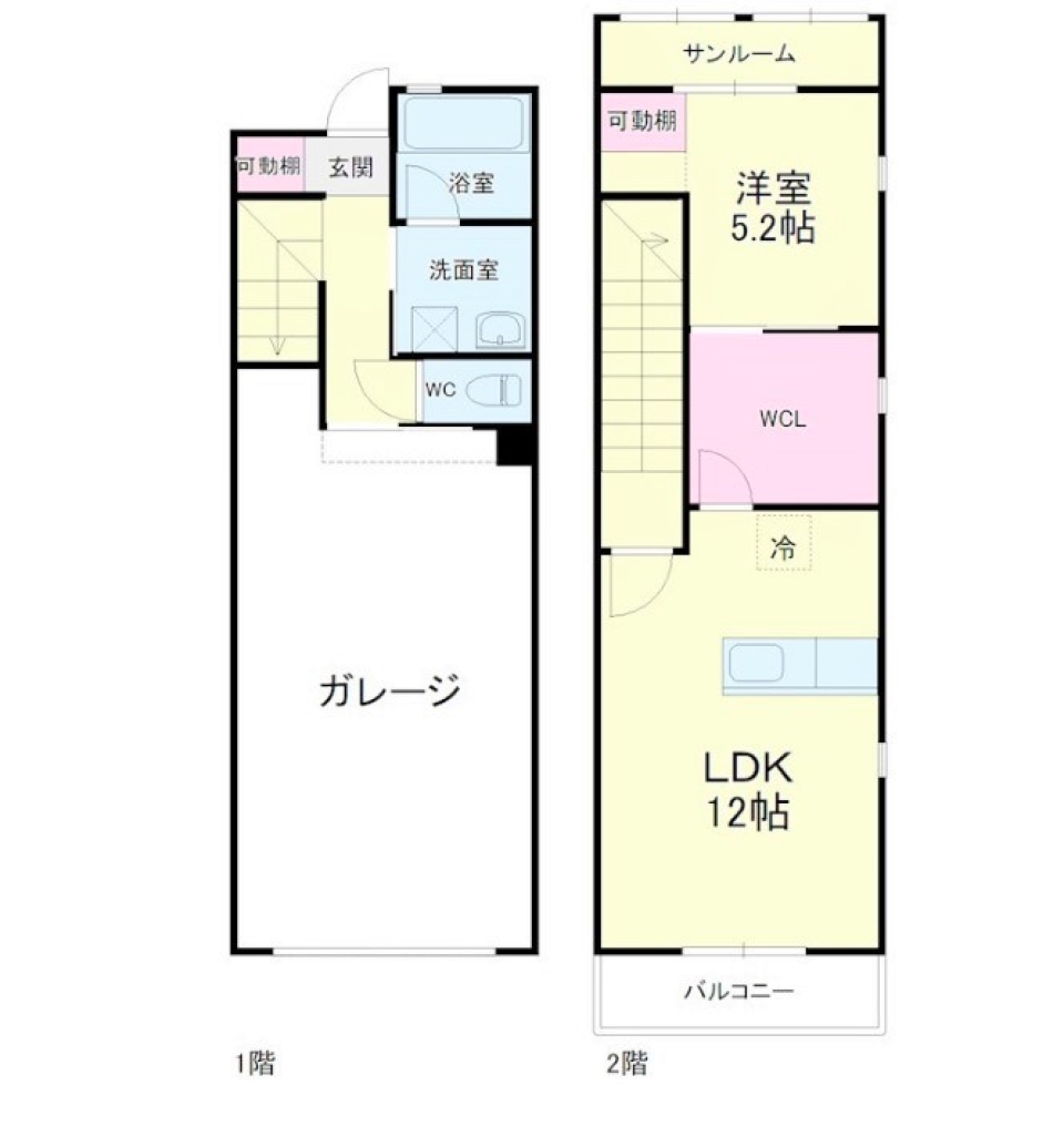 【朗報!】待望のガレージハウスが今！の間取り図