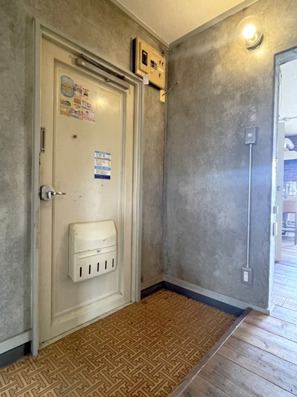 玄関。シューズボックスはついていません。