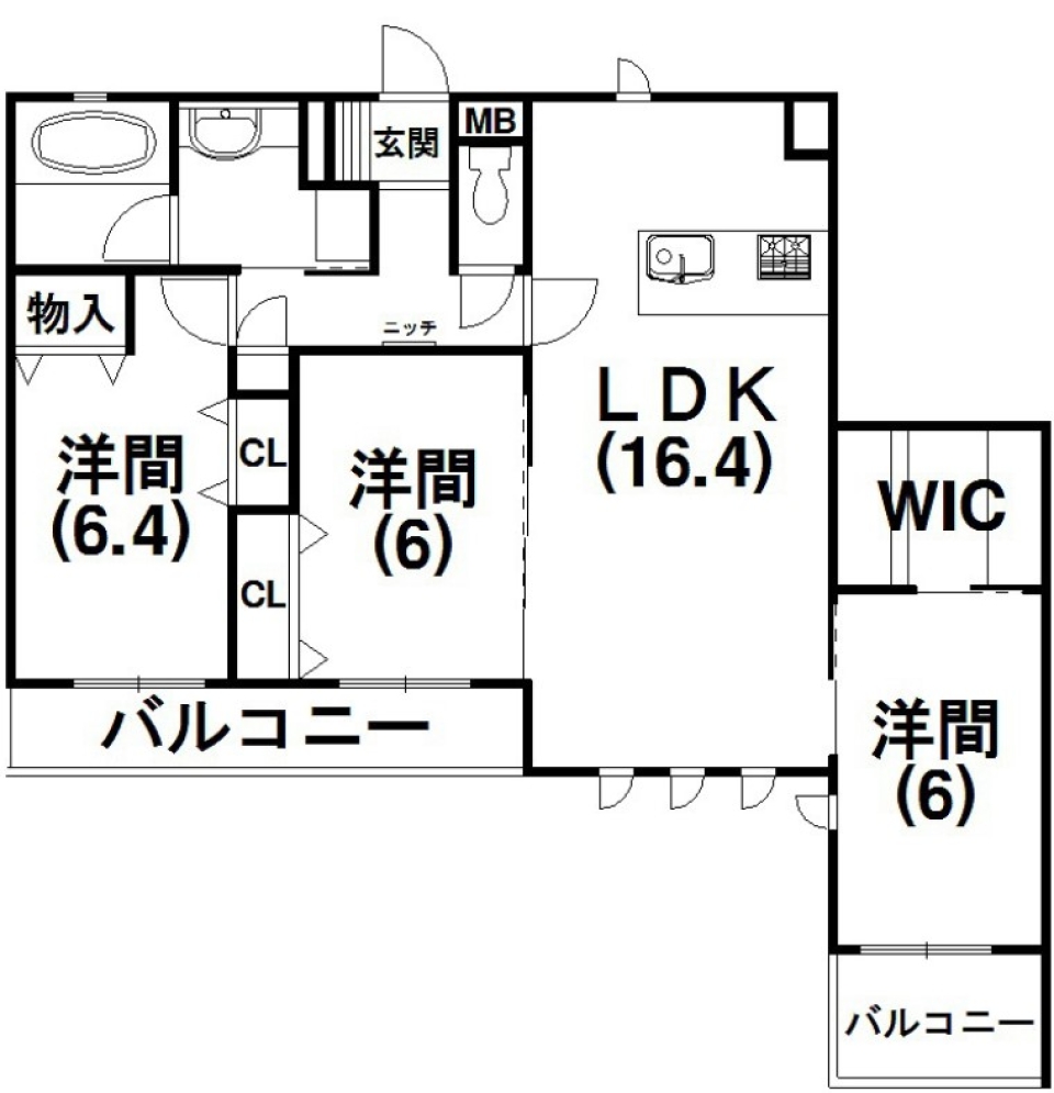 ハイグレードな暮らしを。の間取り図