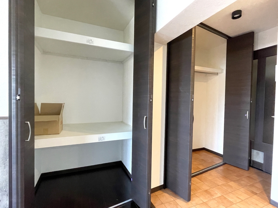 LDKのクローゼット！充実の大きさです