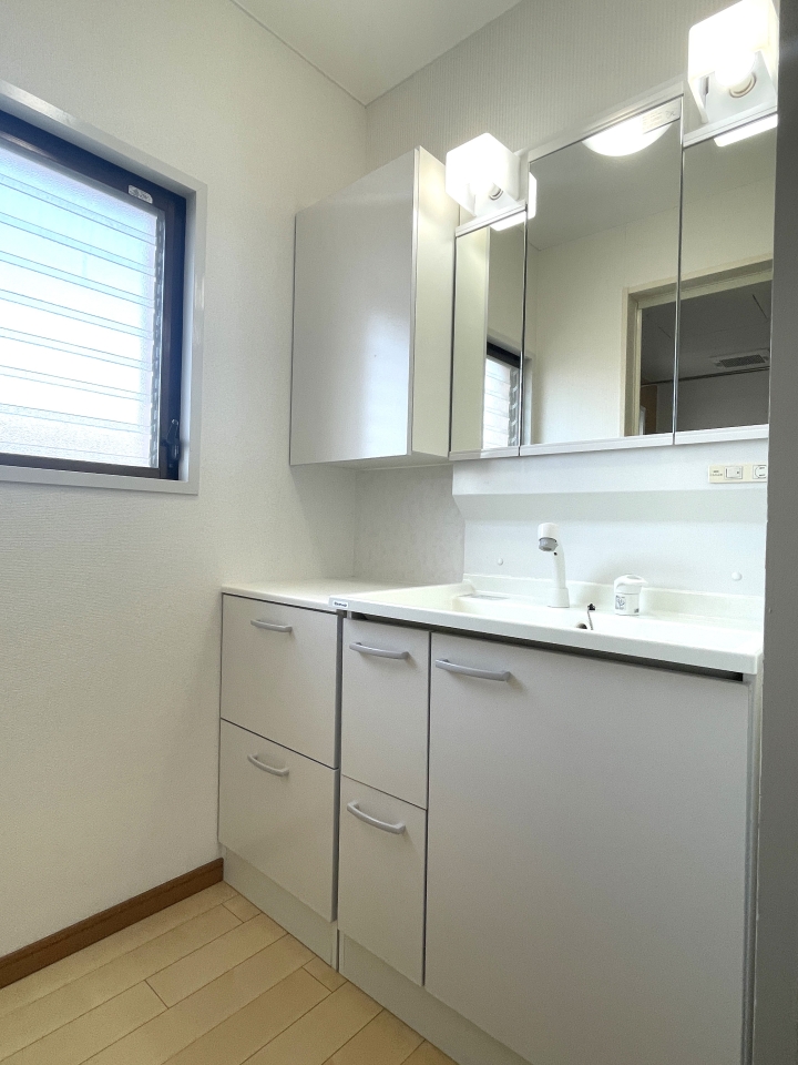 洗面所の様子。