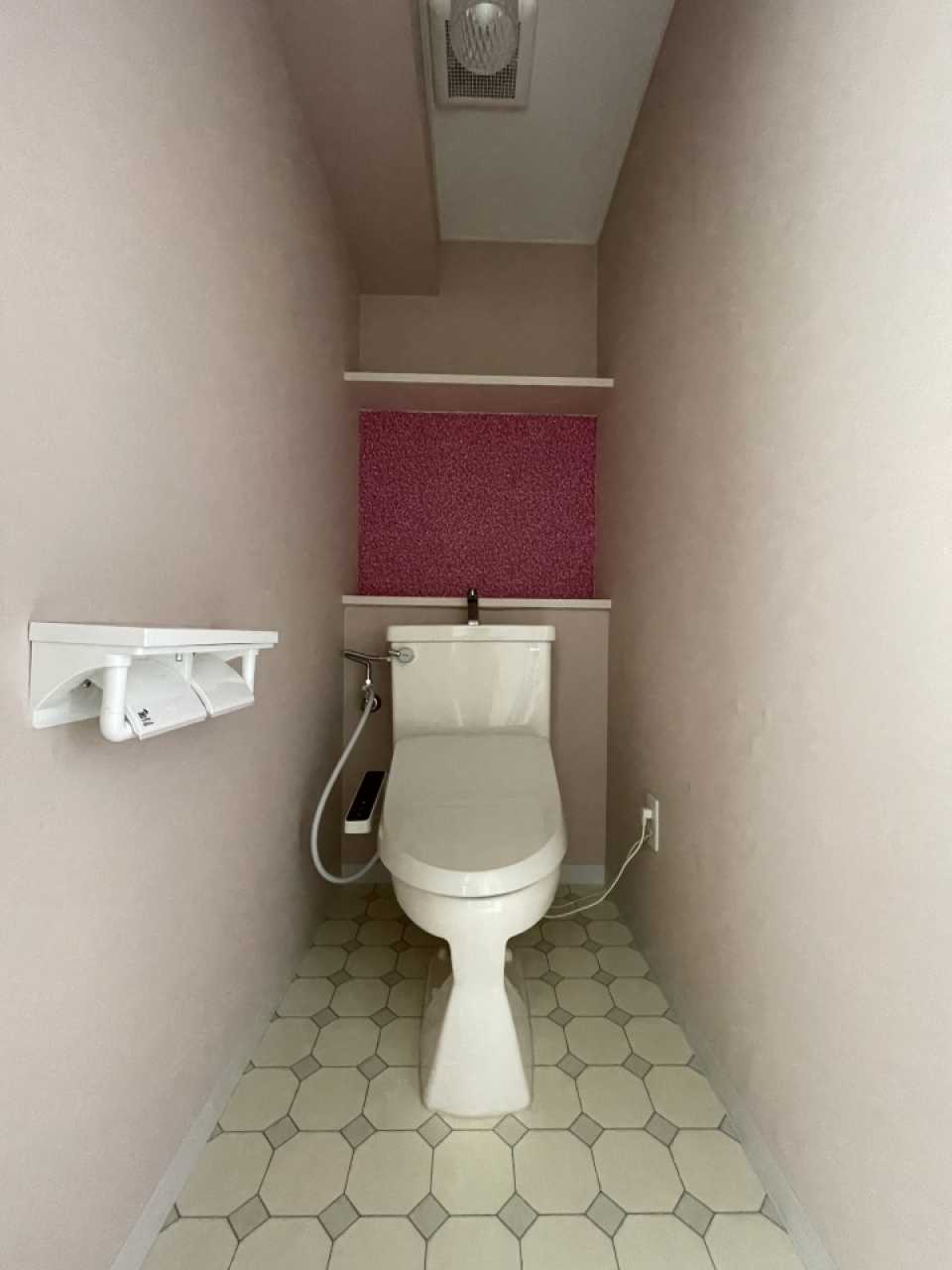 トイレもゆったりとした広さ。