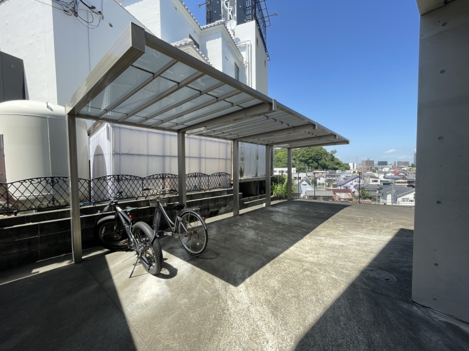 駐輪場もあります