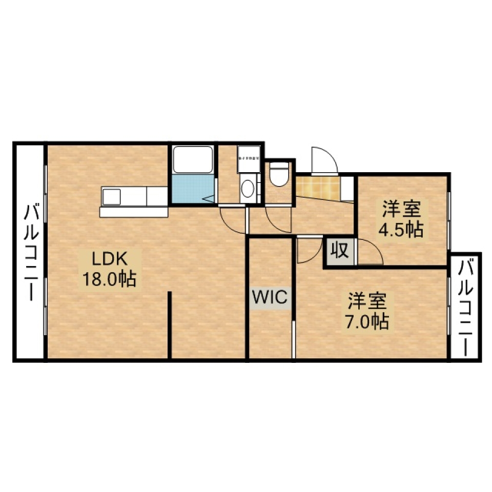 隅々までこだわりアリの間取り図