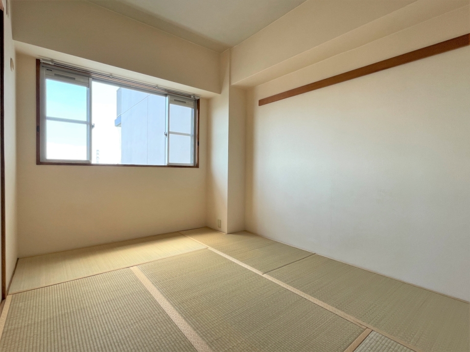 6帖の和室。畳もいいですね