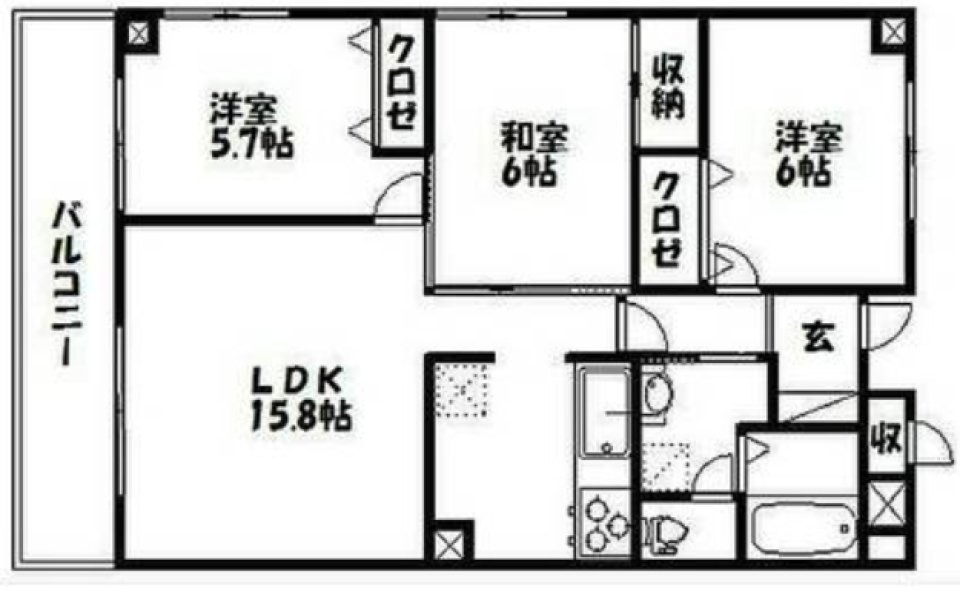 人気の大平台マンション♪の間取り図