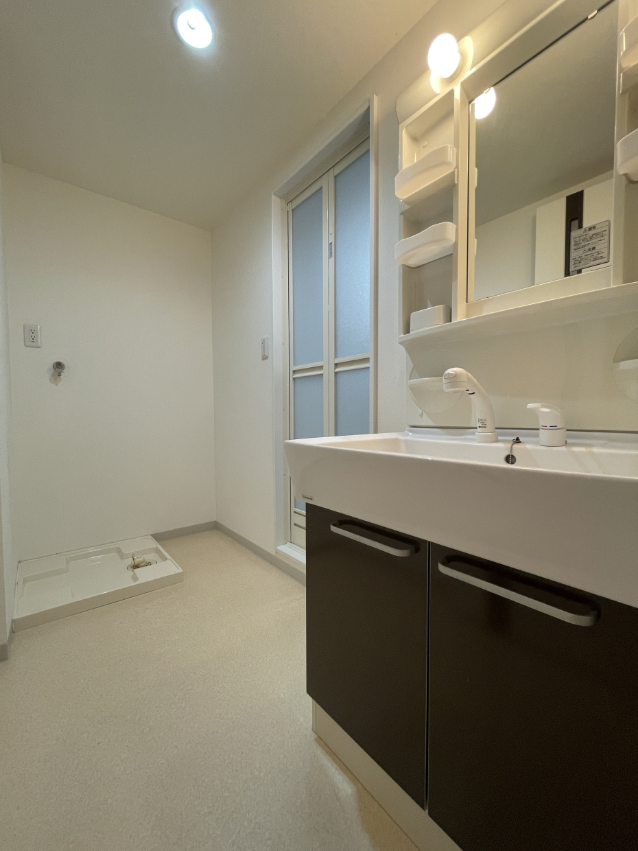 洗面所も広さがあります