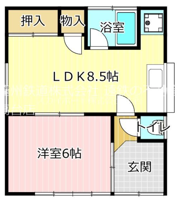 1LDKの間取り