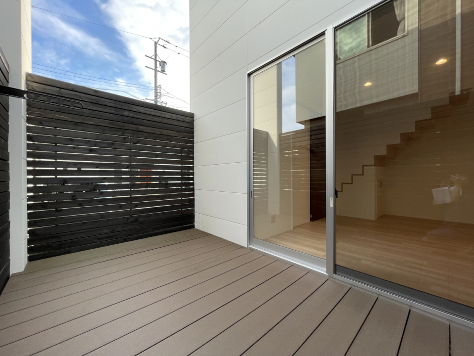 ウッドデッキ！