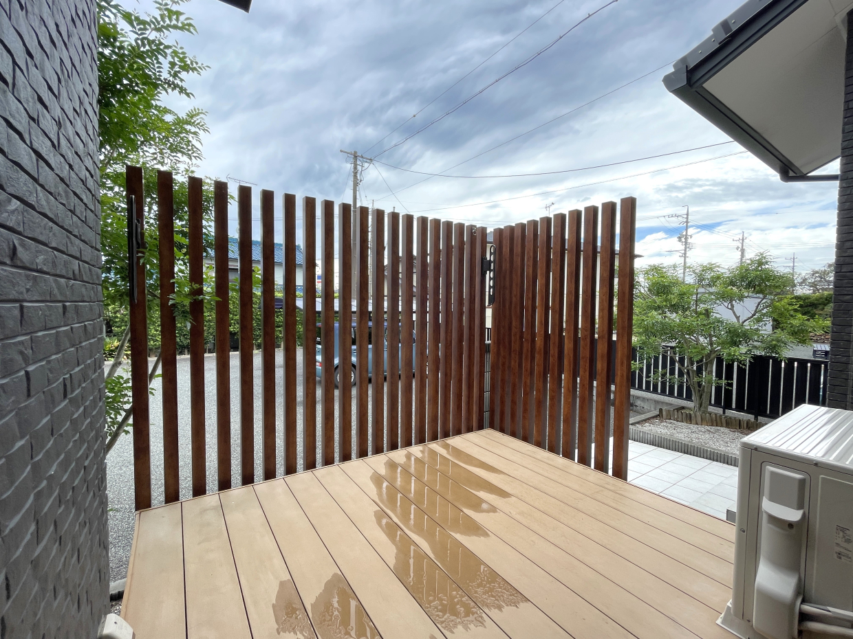 1階にはテラス付き