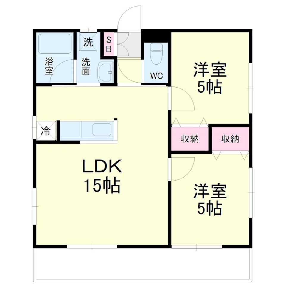 ずっと居たいおうちにの間取り図