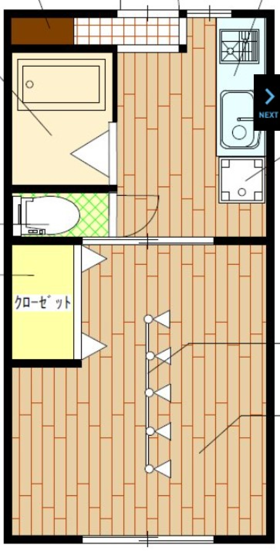 探せ！オシャレポイント！の間取り図
