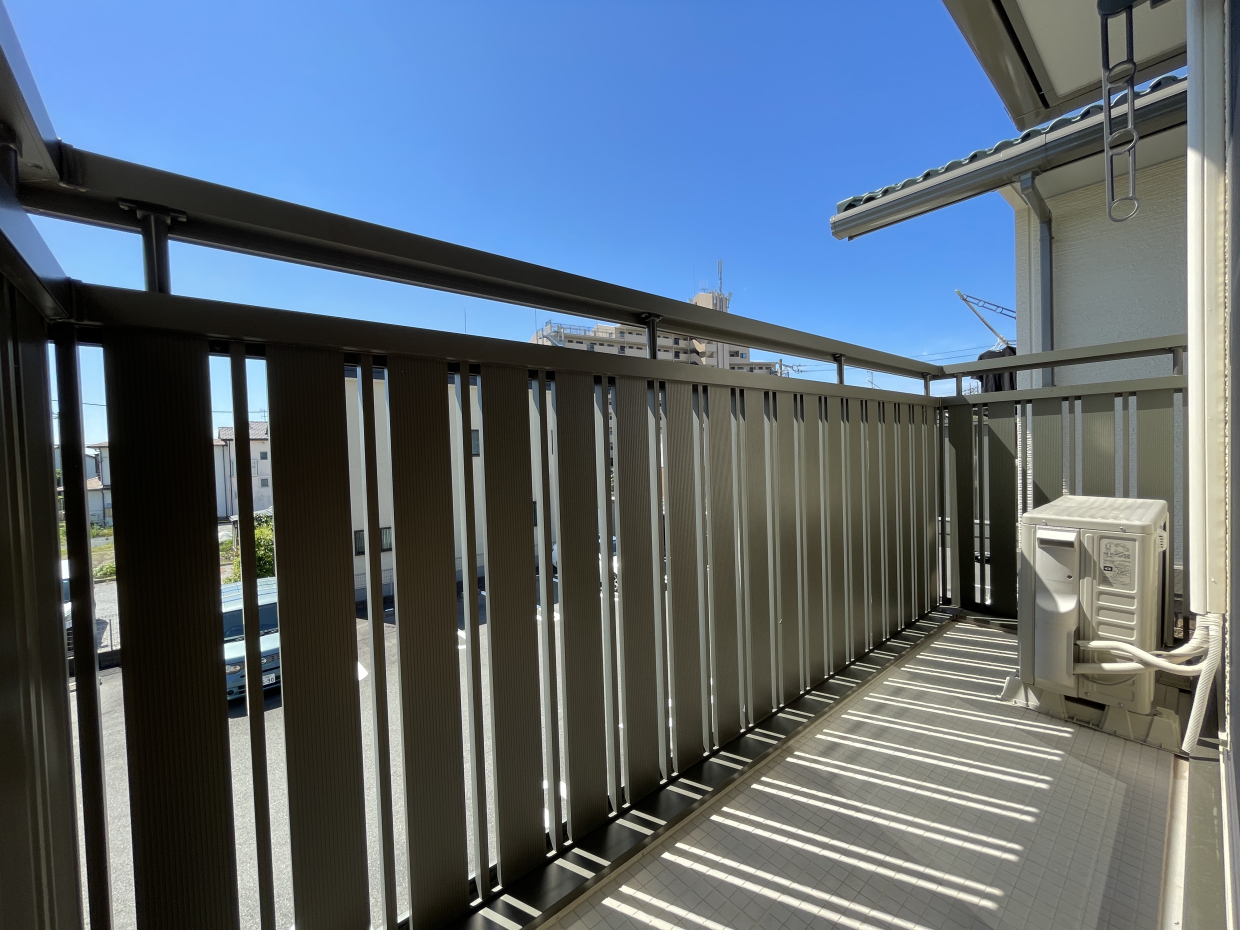 ベランダも日当たり良好