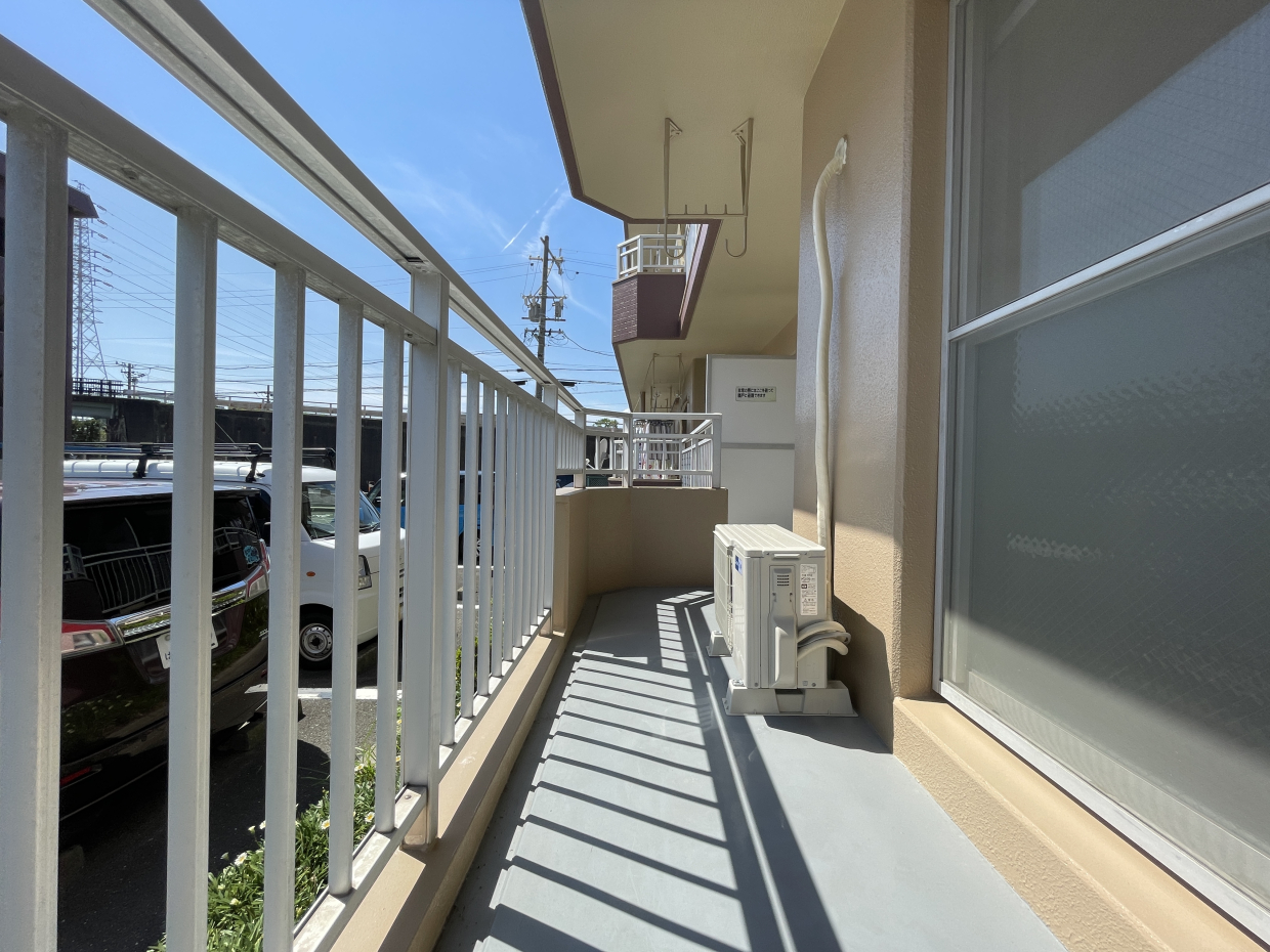 1階ですがベランダ付きは嬉しいですね