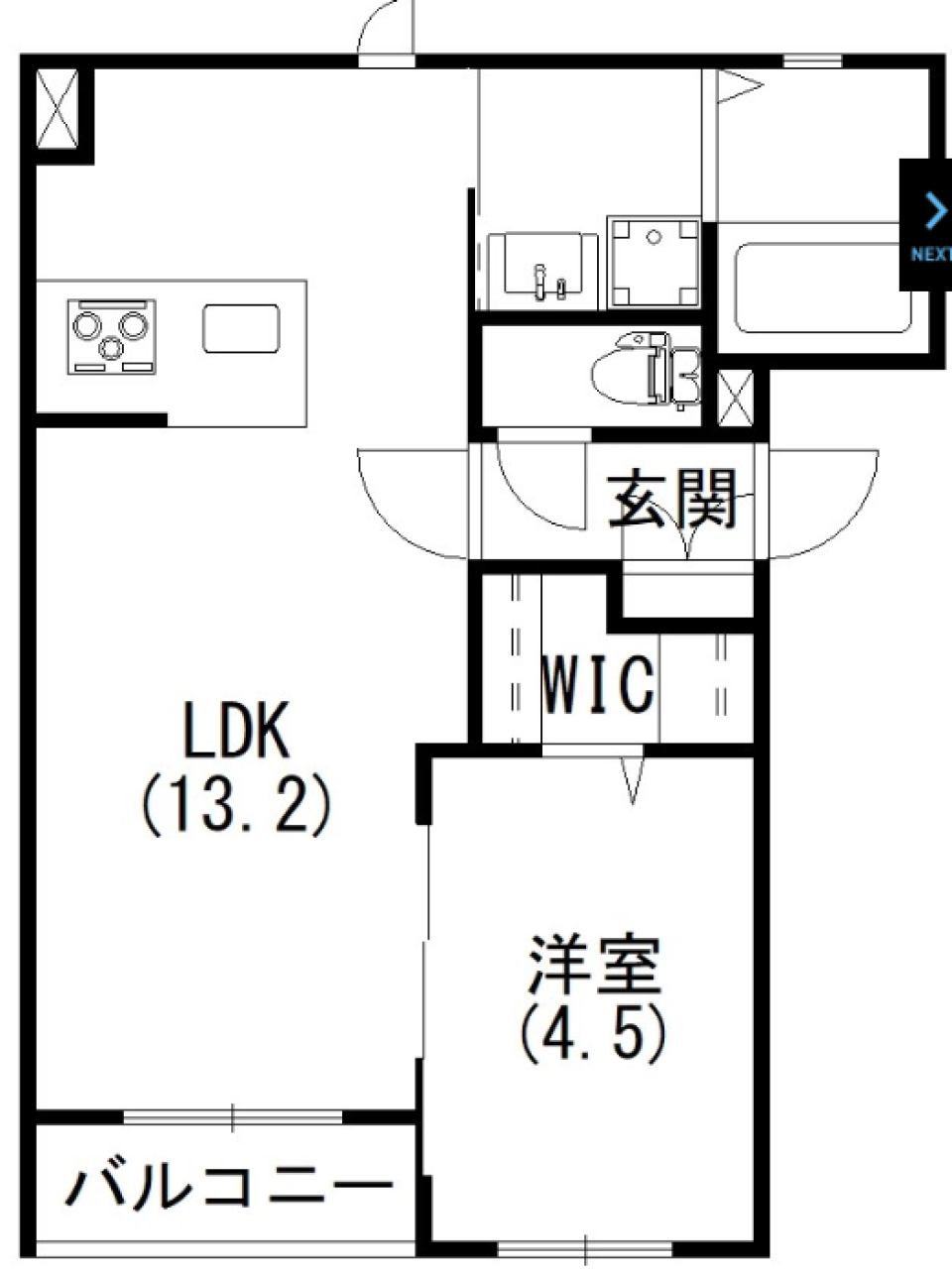 新生活はここからの間取り図