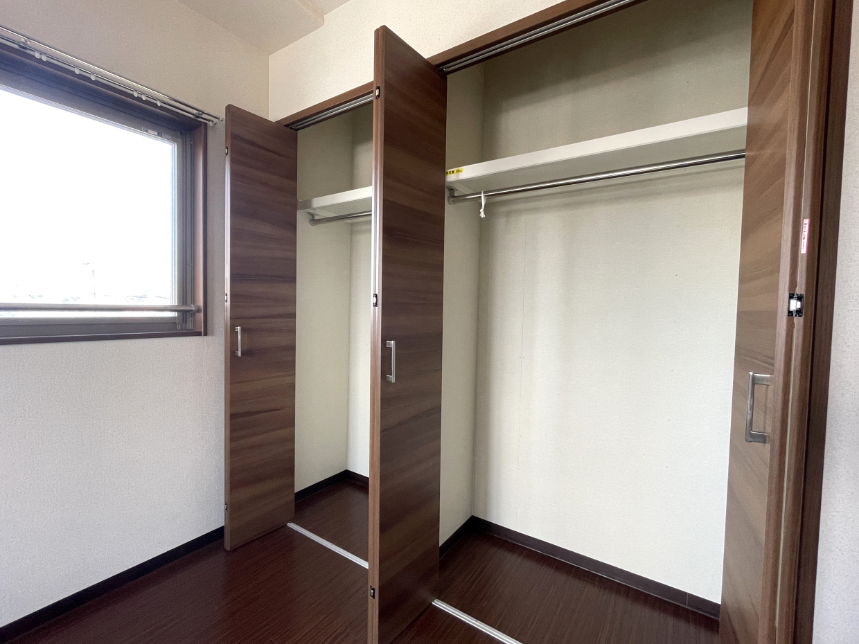 クローゼットも広々！