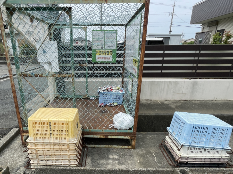 敷地内ごみ置き場は嬉しいですね