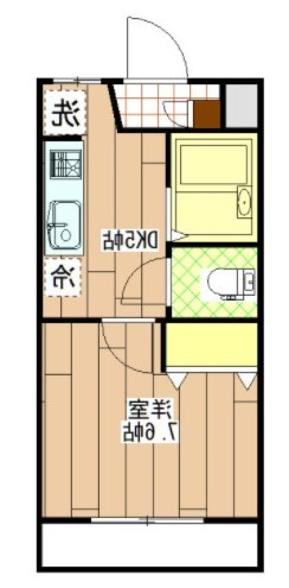 初めての1人暮らしはここの間取り図
