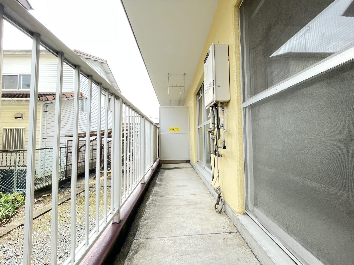 東側ベランダは日当たり抜群！