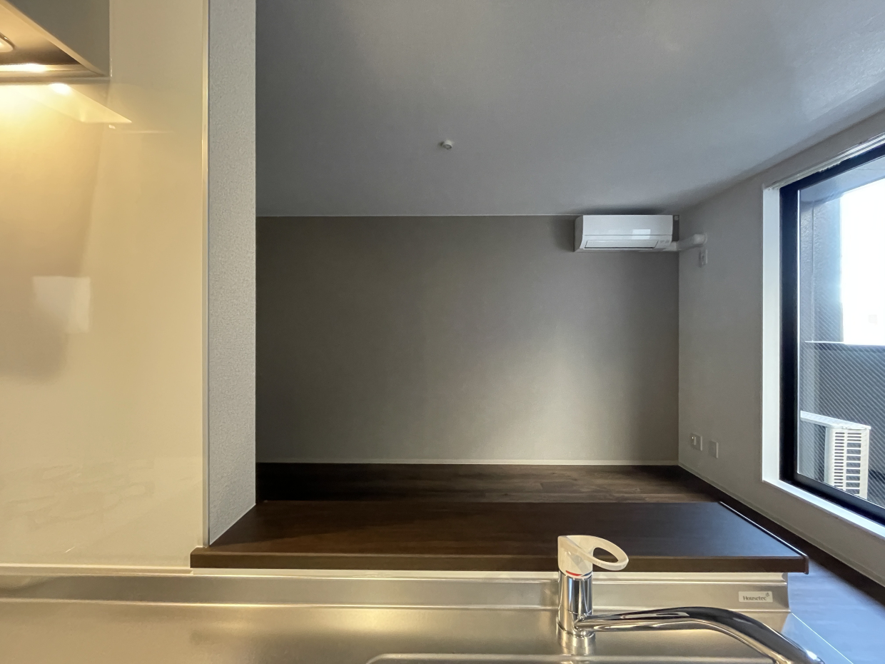 キッチンから見渡せる景色。