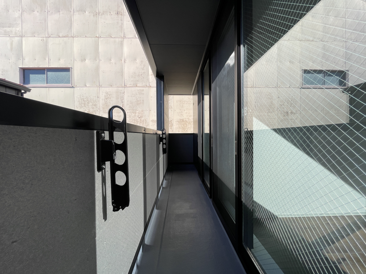 三階にもバルコニーがあります。