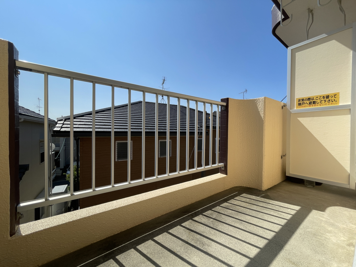 ベランダは日当たり抜群！！