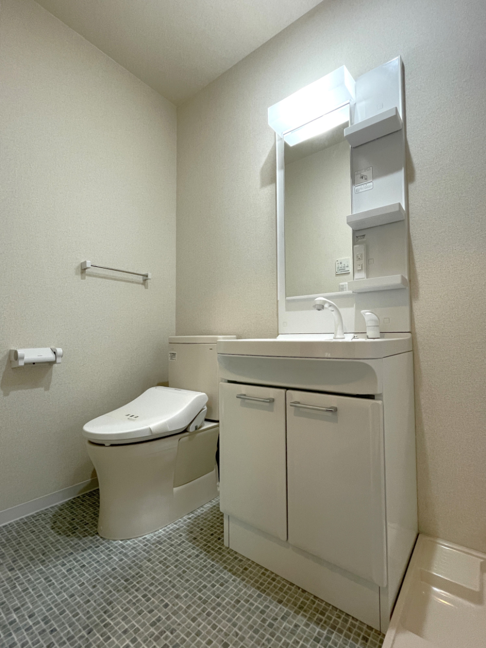 トイレと独立洗面台