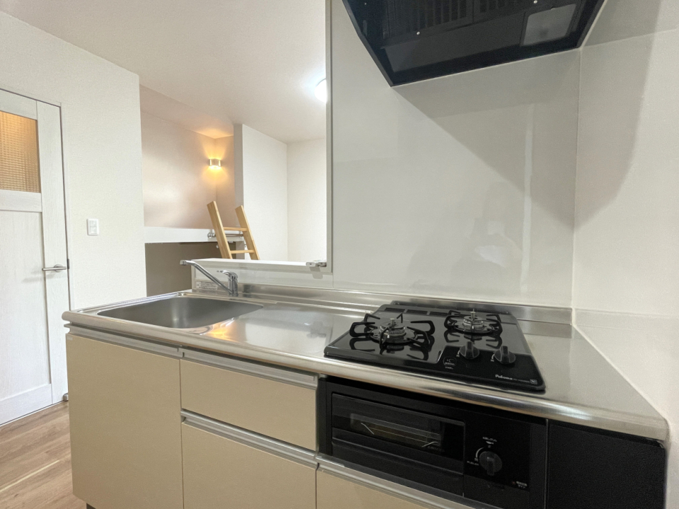 コンロは2口あれば料理もはかどります！