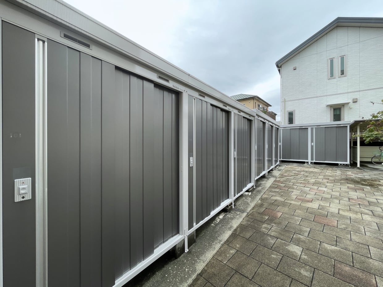 物置スペースもあります