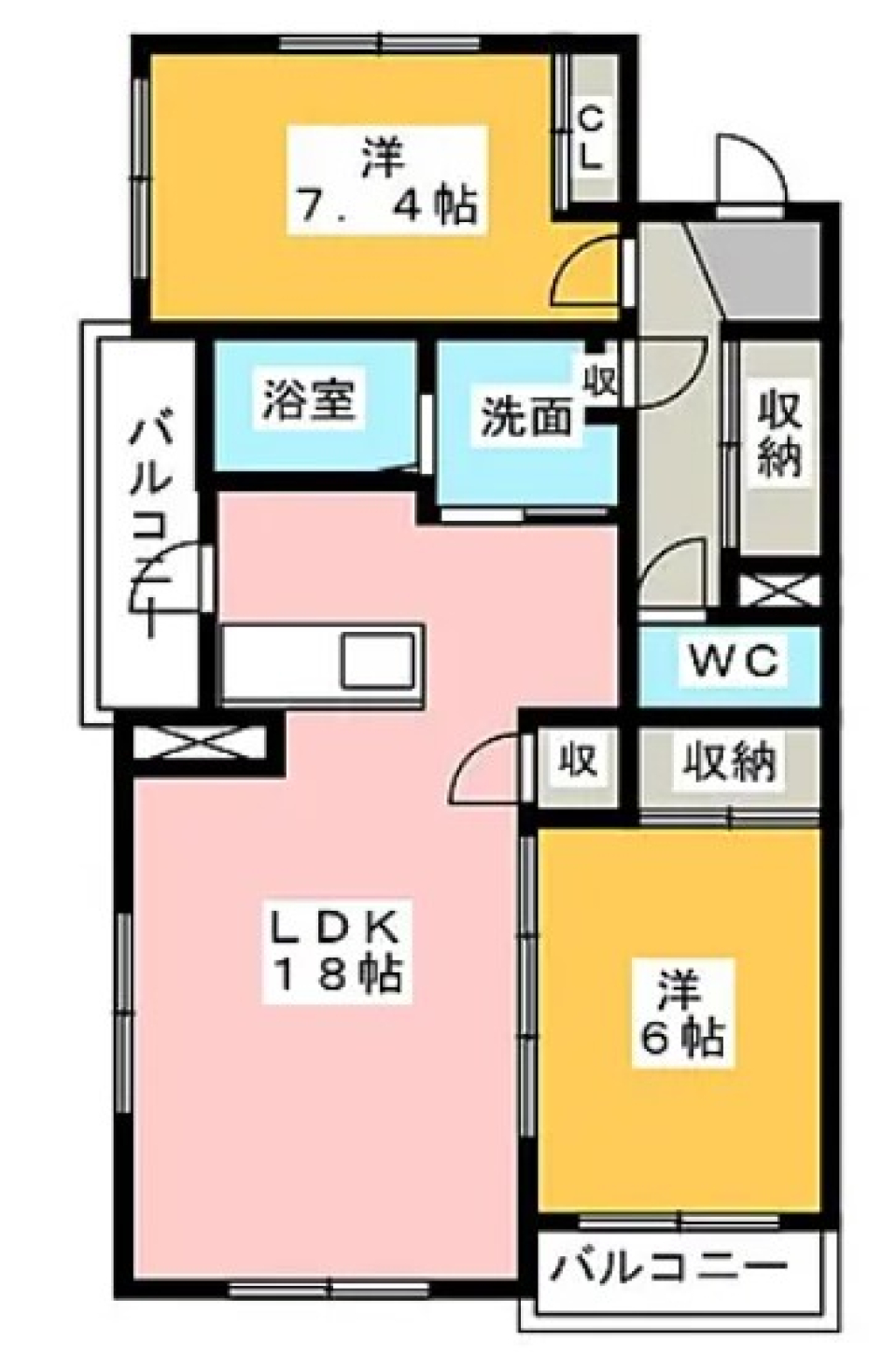ゆとりのある暮らしの間取り図