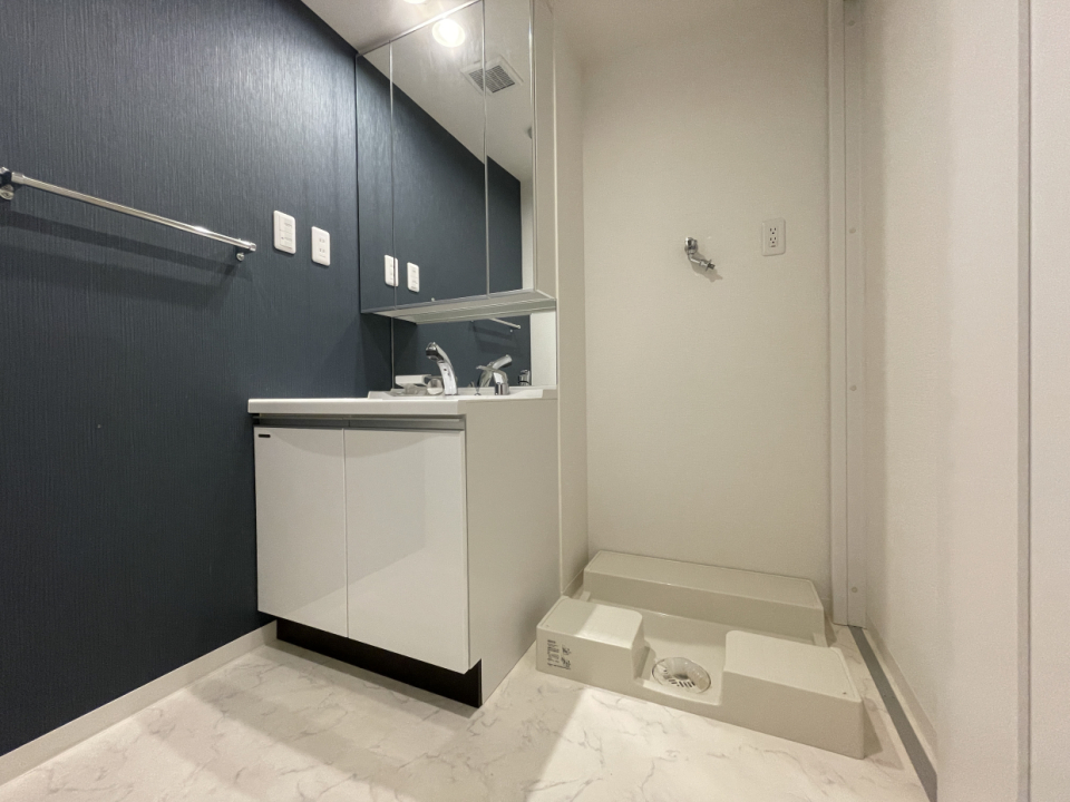 洗面所も大人シック