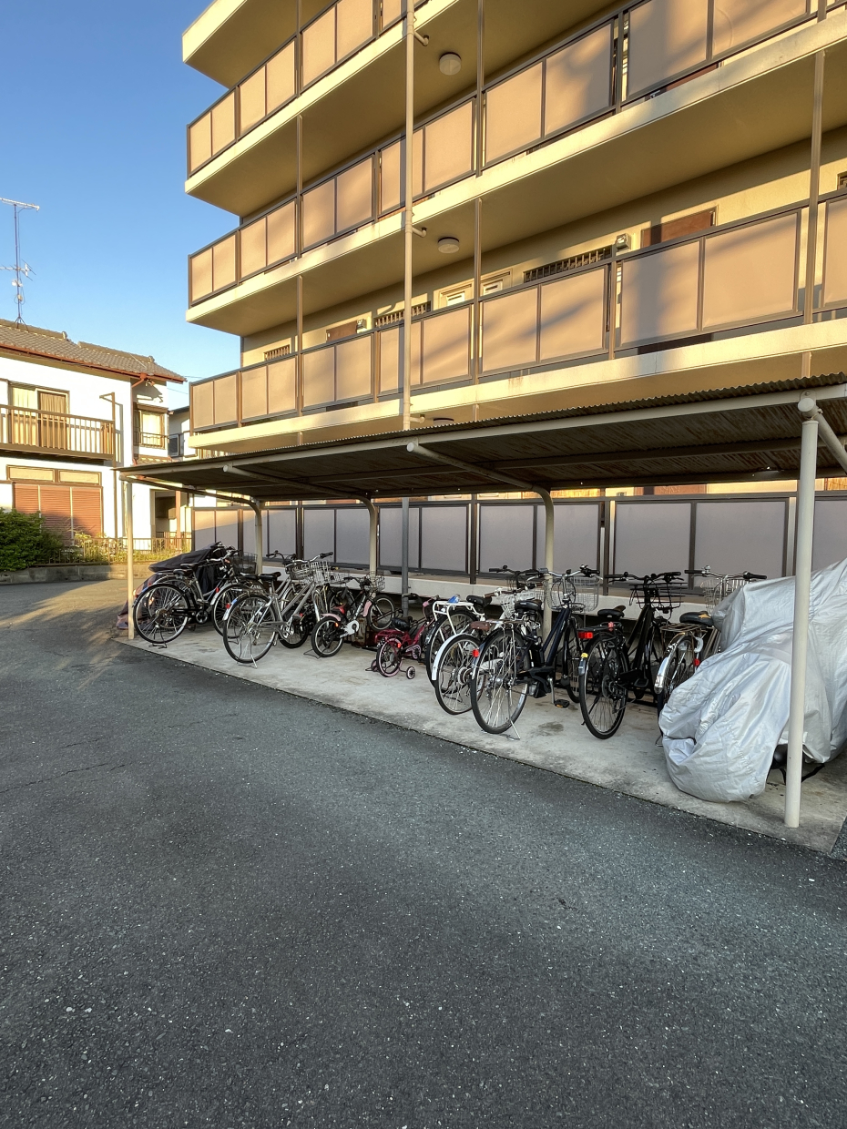 駐輪場もあります