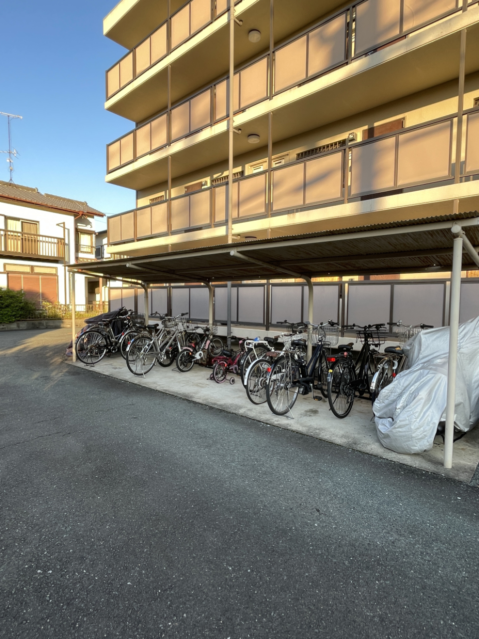 駐輪場もあります