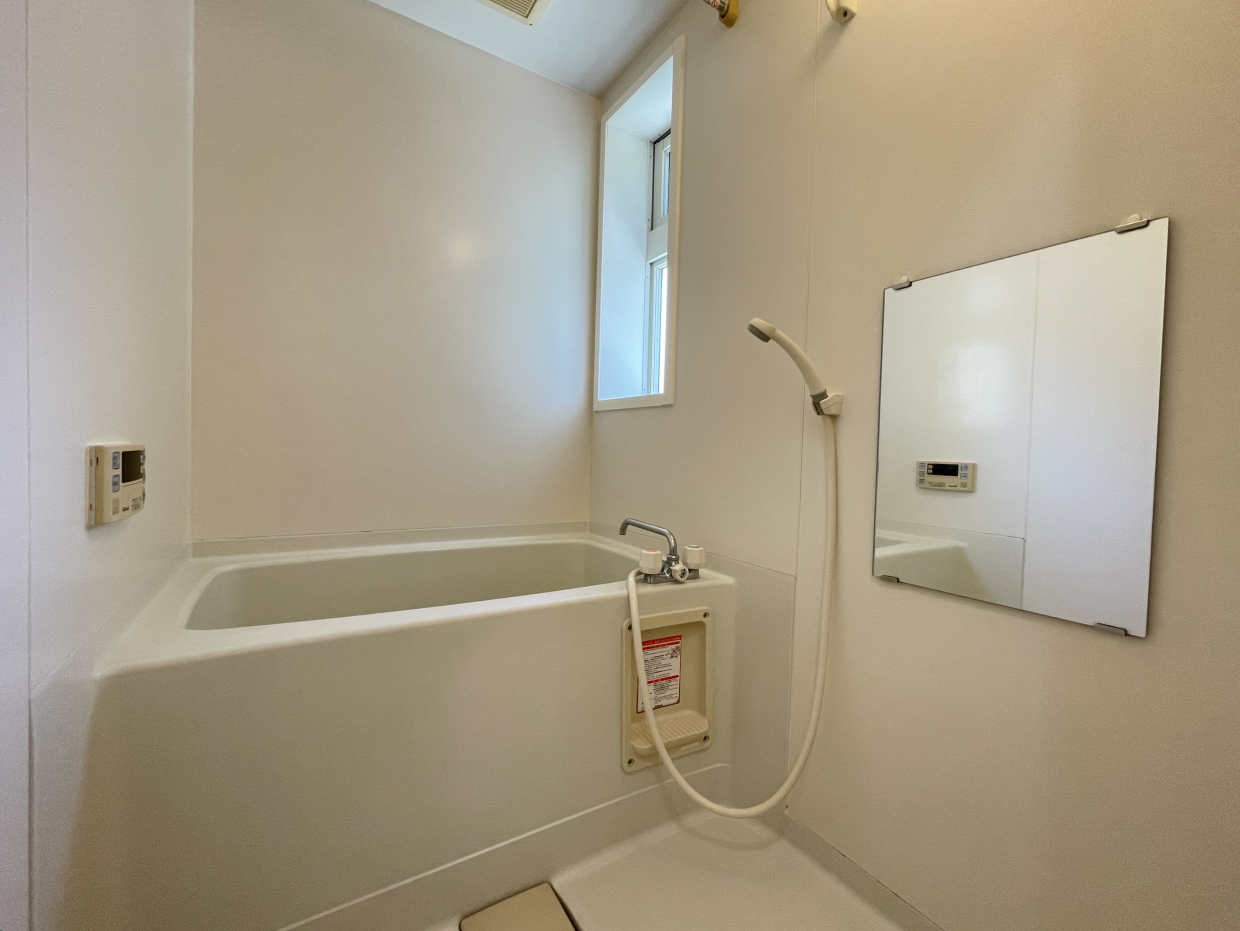 浴室はいたってシンプル