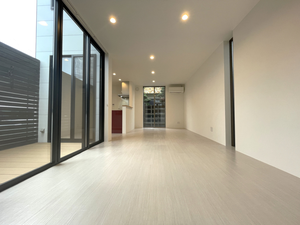 一面が窓、空を感じます