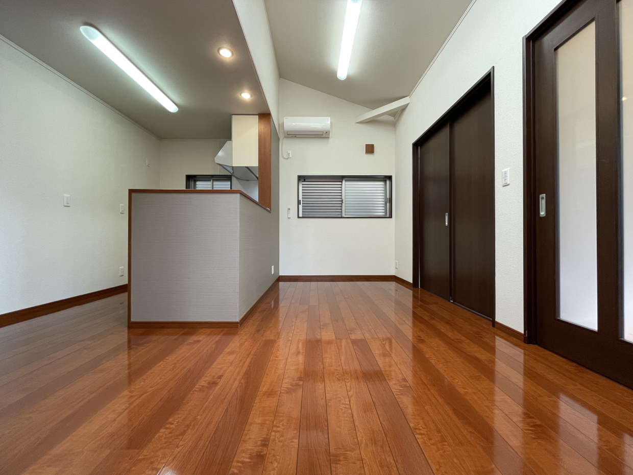 ダイニングテーブルを置ける広さ