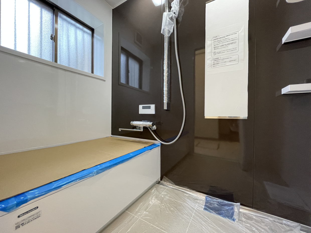 工事中ですが浴室の様子