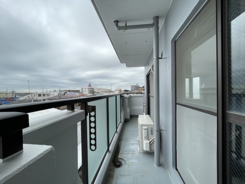 南側のベランダは陽当たり抜群！