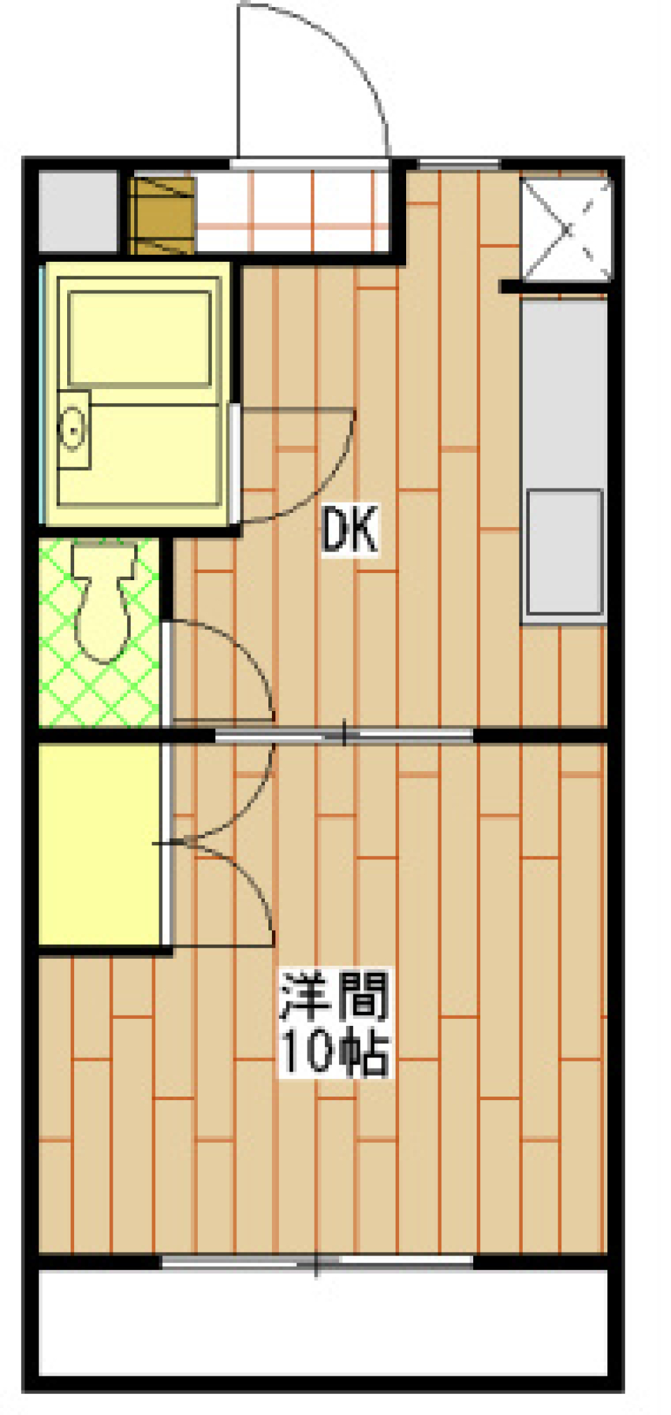 便利、そして癒やしの間取り図