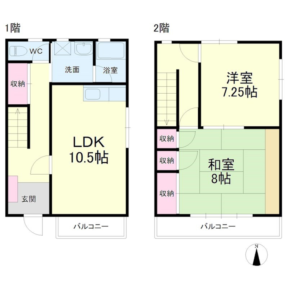 のびのび暮らすの間取り図