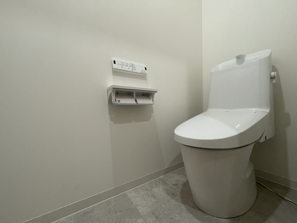 トイレもピカピカ