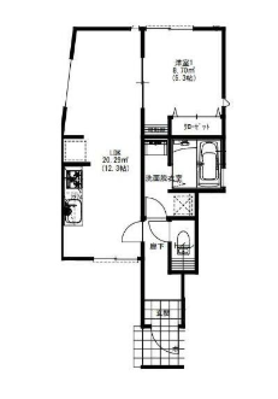 戸建住まいと思いきや&hellip;？の間取り図
