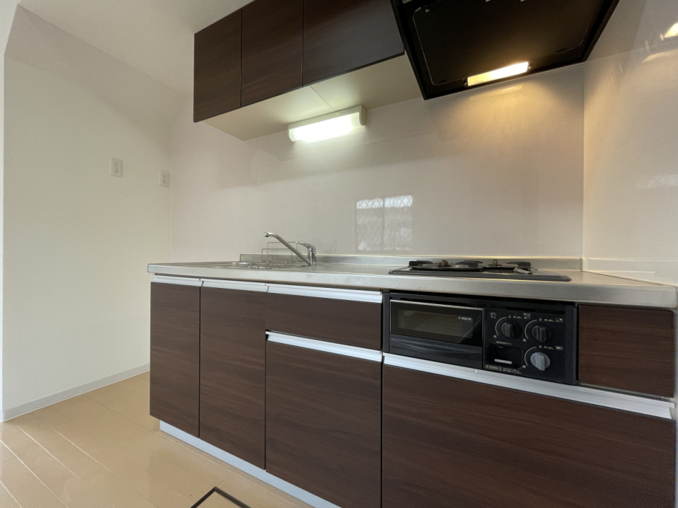 ガスコンロ設置済み！