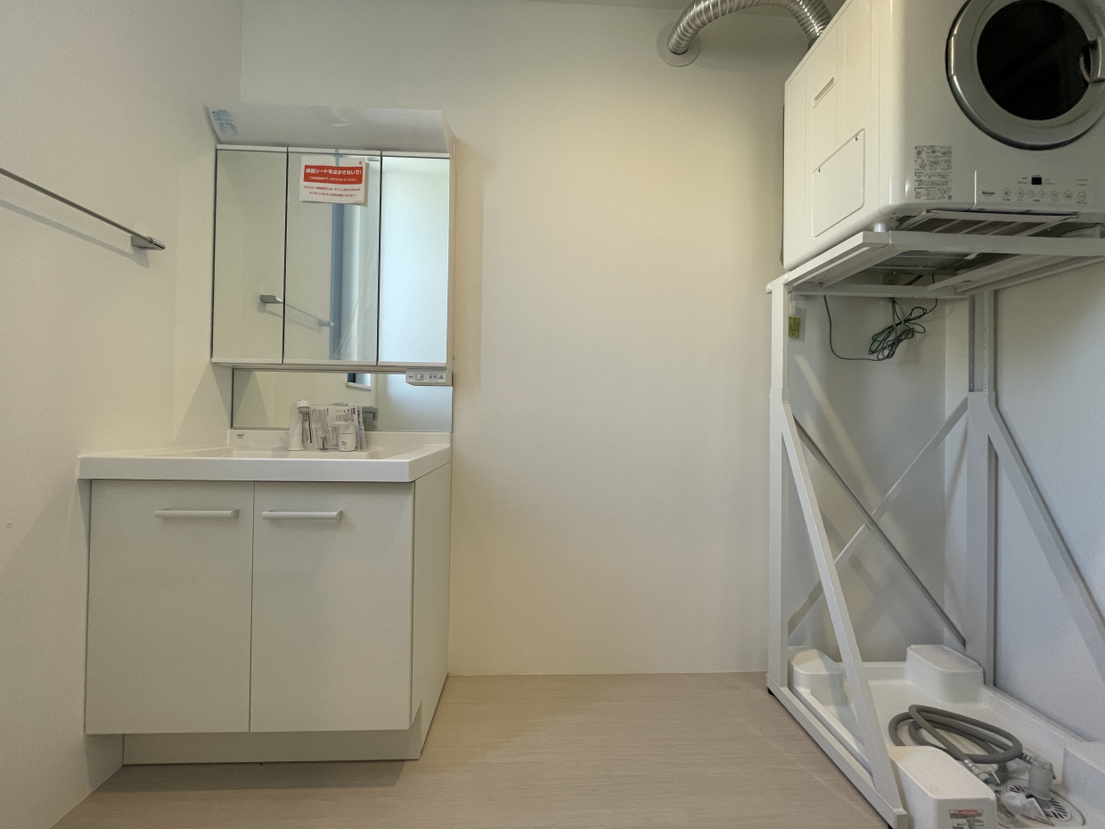 洗面所も広いです