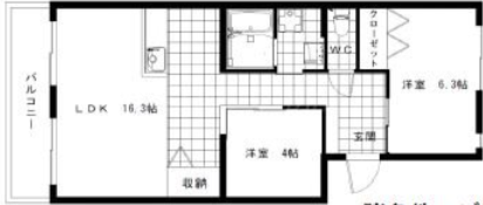 土間のある暮らしの間取り図