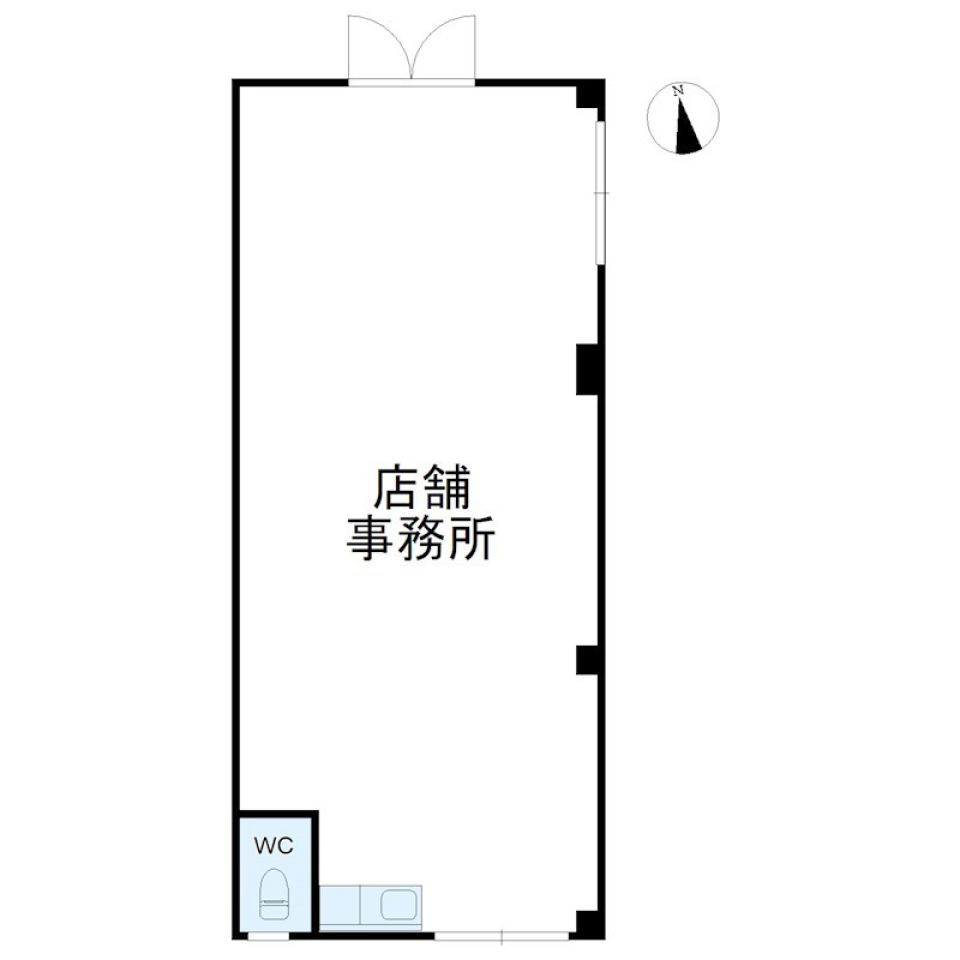 【店舗・事務所】未来を映すホワイトオフィスの間取り図