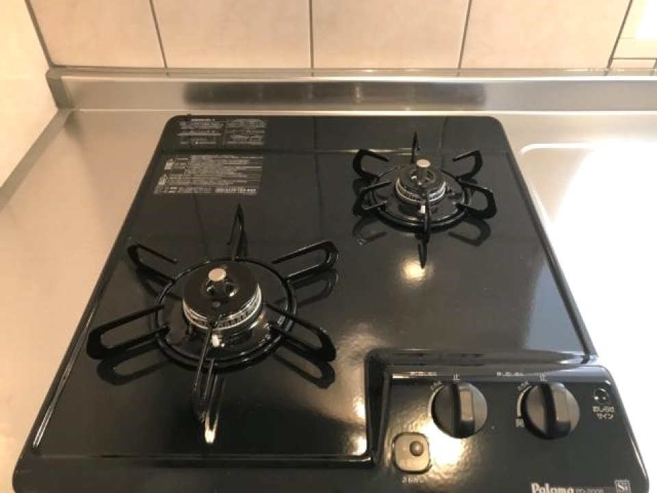 嬉しい2口コンロ