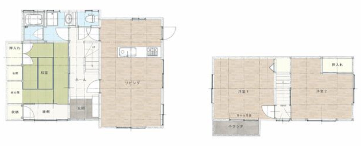 コンパクトな3LDKで動線のよさが魅力